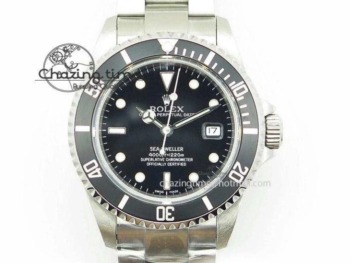 MiroTime 0523 QuickDry DayDate 40 SS GSF Gain Weight Blue Roman Dial Diamonds Bezel on President Bracelet A 1917